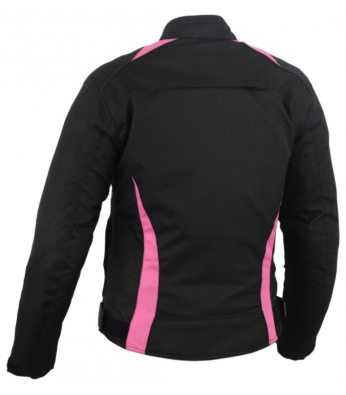 Motorcycle pink jacket for women winter / summer use ZIA INDUSTRIES